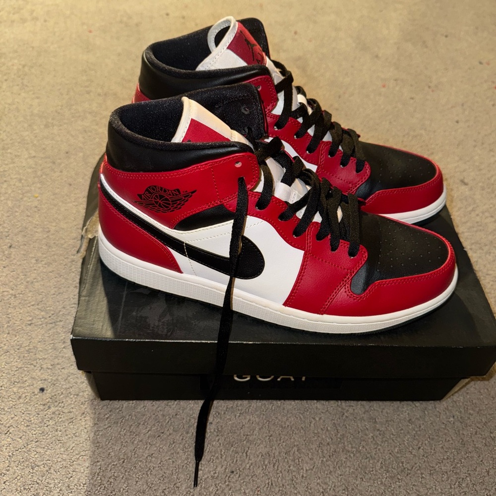 Men's Red and Black Sneakers